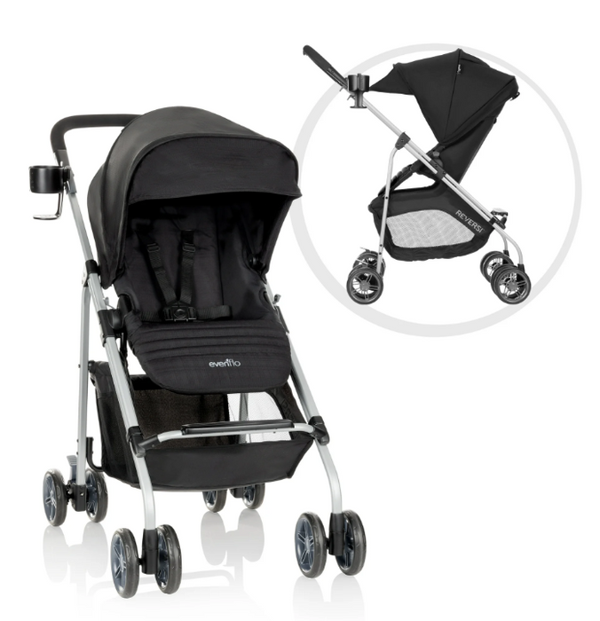 Evenflo Reversi Lightweight Reversible Stroller, 2026, Altair Black