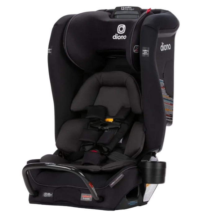 Diono Radian 3RXT SafePlus Car Seat, 2024, Black Jet