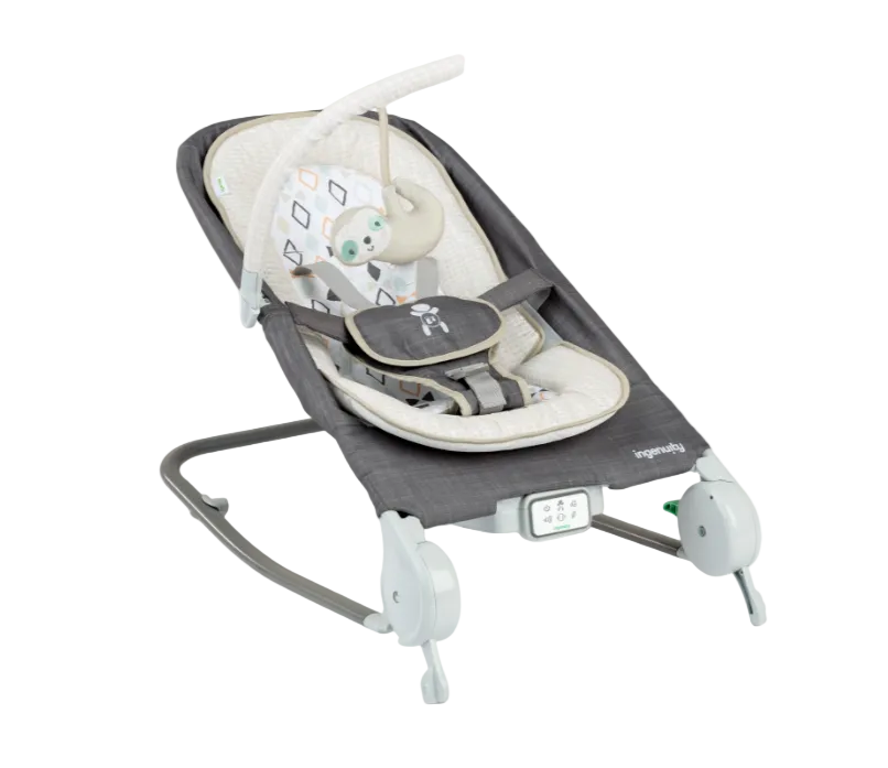 Ingenuity Happy Belly Rock-to-Bounce Massage Seat, Parker
