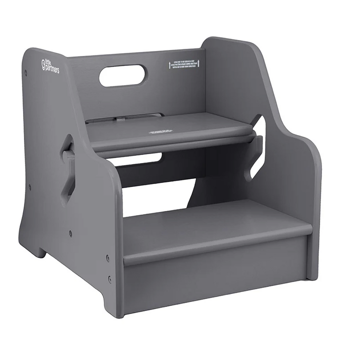 Little Partners Toddler Step Up Stool, Earl Grey