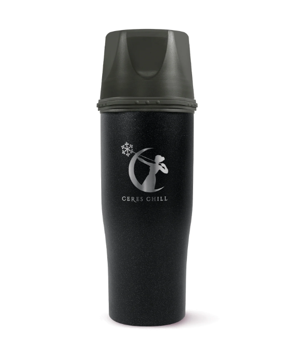 Ceres Chill Demigoddess Mini Chiller, Starry Night (Shimmering Black)