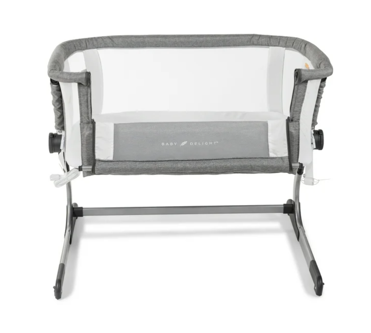 Shop Baby Delight Beside Me Dreamer Bassinet & Bedside Sleeper, Charcoal Tweed at GoodBuy Gear