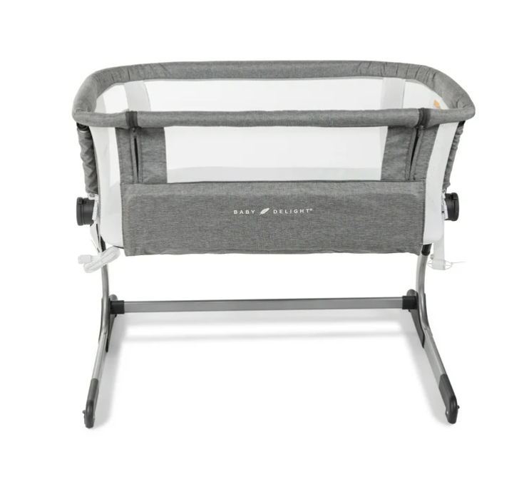 Shop Baby Delight Beside Me Dreamer Bassinet & Bedside Sleeper, Charcoal Tweed at GoodBuy Gear