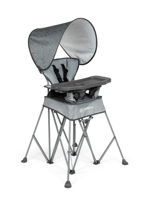 Shop Baby Delight Go With Me Uplift Deluxe Portable High Chair, Grey at GoodBuy Gear