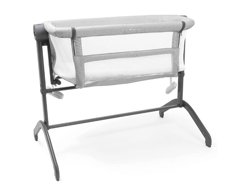 Baby Delight Serenity Bassinet and Bedside Sleeper, Pebble Grey