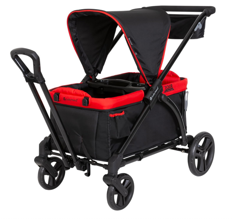 Baby Trend Tour LTE 2-in-1 Stroller Wagon, 2024, Mars Red