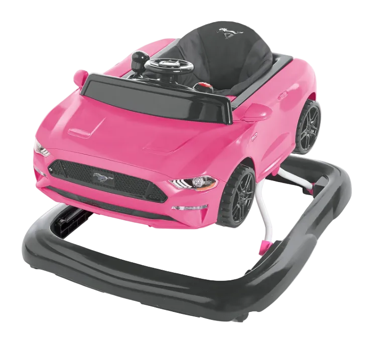 Shop Bright Starts Ways To Play 4-In-1 Baby Activity Walker, Pink, Mustang at GoodBuy Gear