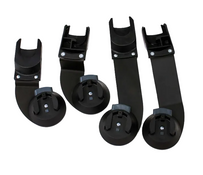 Shop Bumbleride Indie Twin Car Seat Adapters Set for Nuna/Cybex/Maxi Cosi/Clek, Black at GoodBuy Gear