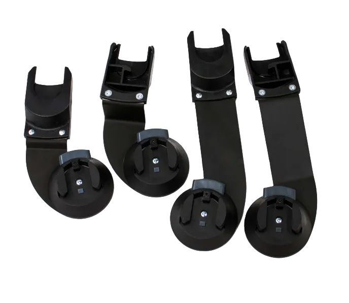Shop Bumbleride Indie Twin Car Seat Adapters Set for Nuna/Cybex/Maxi Cosi/Clek, Black at GoodBuy Gear