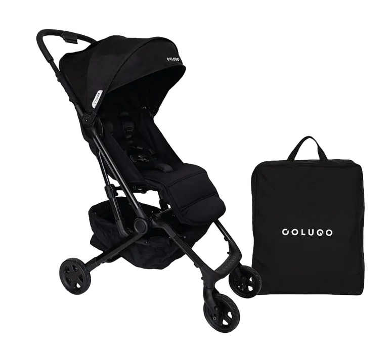 Colugo Compact Stroller+, 2025, Black/Black
