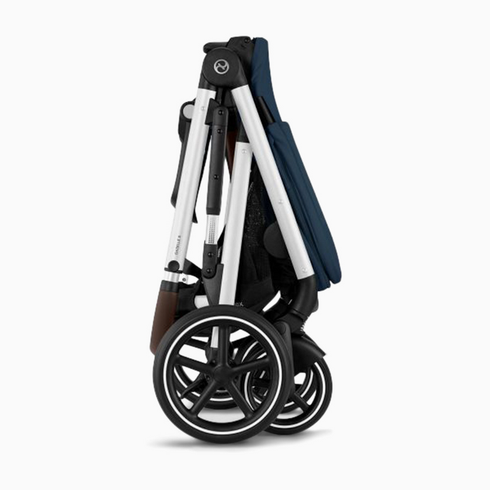 Cybex Gazelle S Modular Stroller, 2026, Ocean Blue, Silver Frame