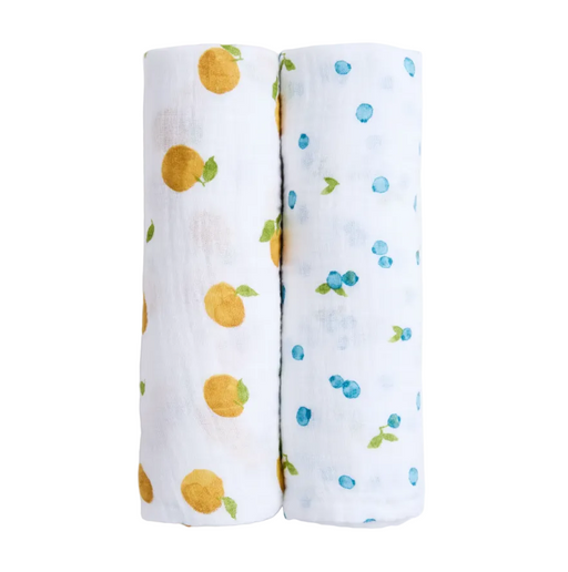 Shop Aden + Anais Large Cotton Muslin Swaddle, 2 Pack, Fresh Fruit at GoodBuy Gear