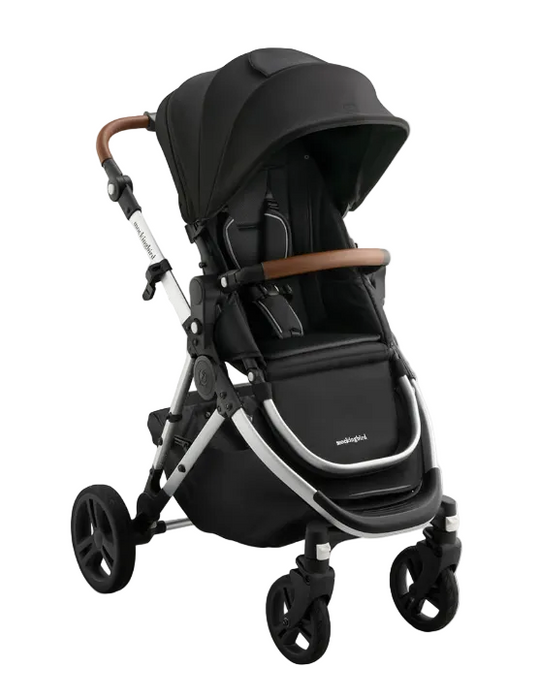 Shop Mockingbird Single 3.0 Stroller, 2025, Silver with Penny Leather, Solid Black at GoodBuy Gear