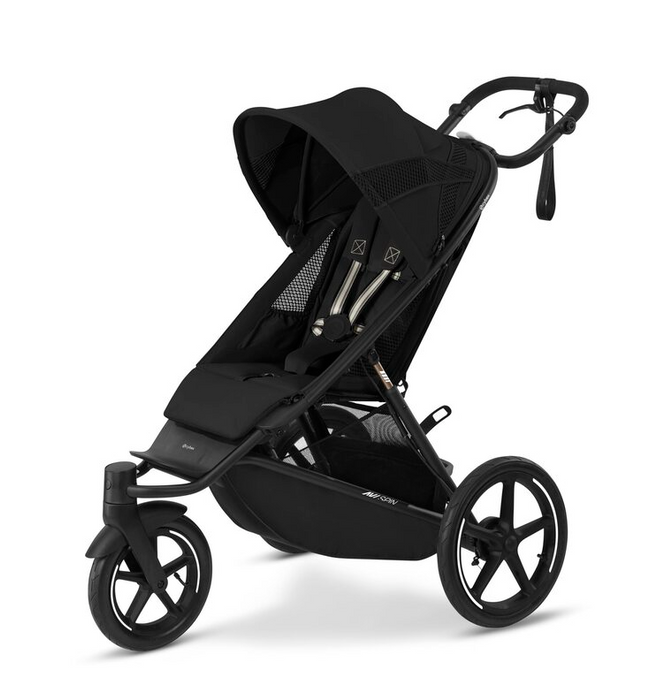 Cybex Avi Spin Jogging Stroller, 2024, Moon Black