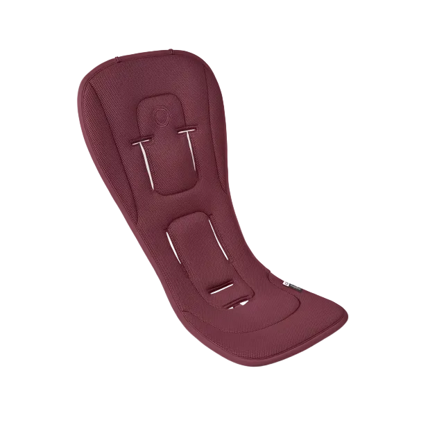 Bugaboo Dual Comfort Seat Liner, Dark Cherry