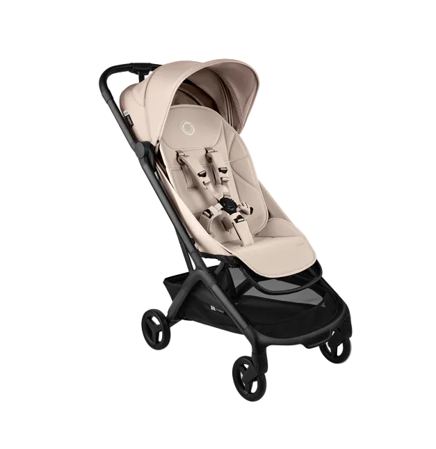 Bugaboo Butterfly 2 Stroller, 2025, Black, Desert Taupe, Desert Taupe