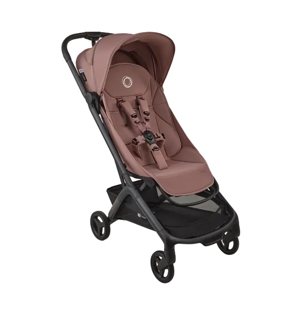 Bugaboo Butterfly 2 Stroller, 2025, Black, Dusty pink, Dusty pink