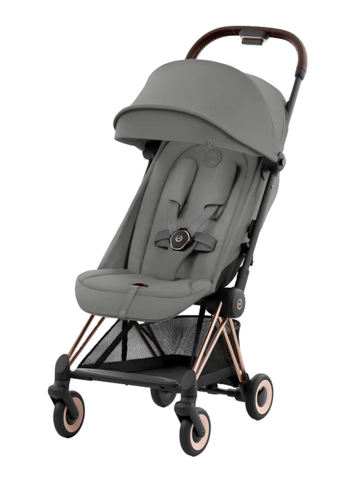 Shop Cybex Coya Stroller, 2023, Mirage Grey, Rose Gold at GoodBuy Gear