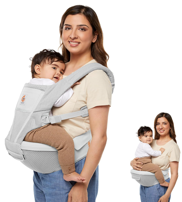 Ergobaby Alta Hip Seat Carrier, Pearl Grey