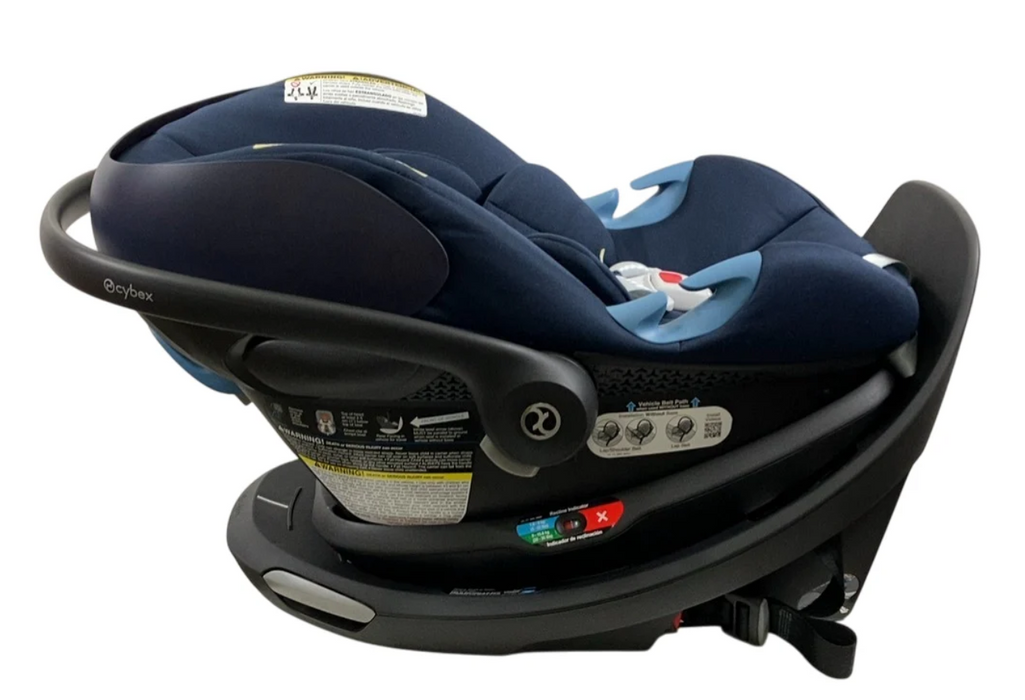 Shop Cybex Aton G Swivel SensorSafe Rotating Infant Car Seat, Ocean Blue, 2024 at GoodBuy Gear