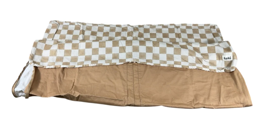 Shop Toki Kids Standard Mat Cover 40" x 40", Checker Toffee at GoodBuy Gear