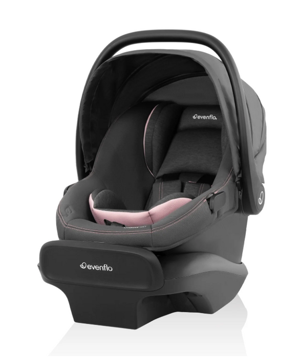 Evenflo Litemax NXT Infant Car Seat with SensorSafe, 2025, Primrose Pink