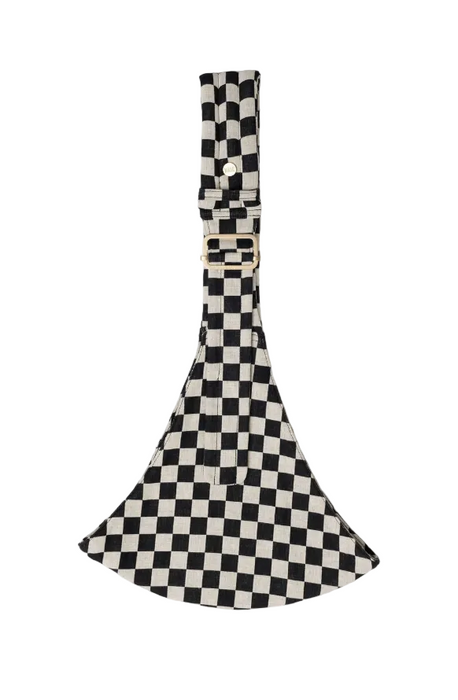 Shop Mabē The Monarch Toddler Sling, Ebony Check at GoodBuy Gear