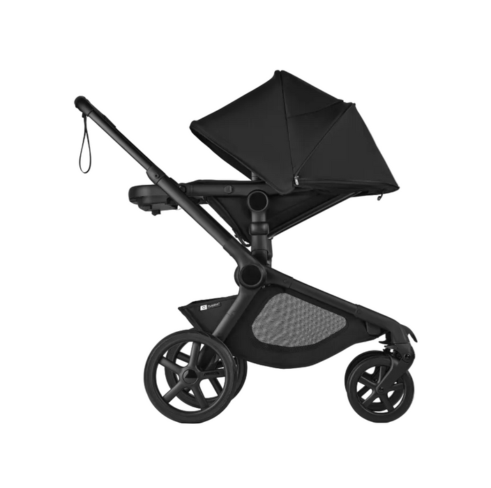 Bugaboo Kangaroo Single To Double Stroller, 2026, Black, Midnight Black, Midnight Black