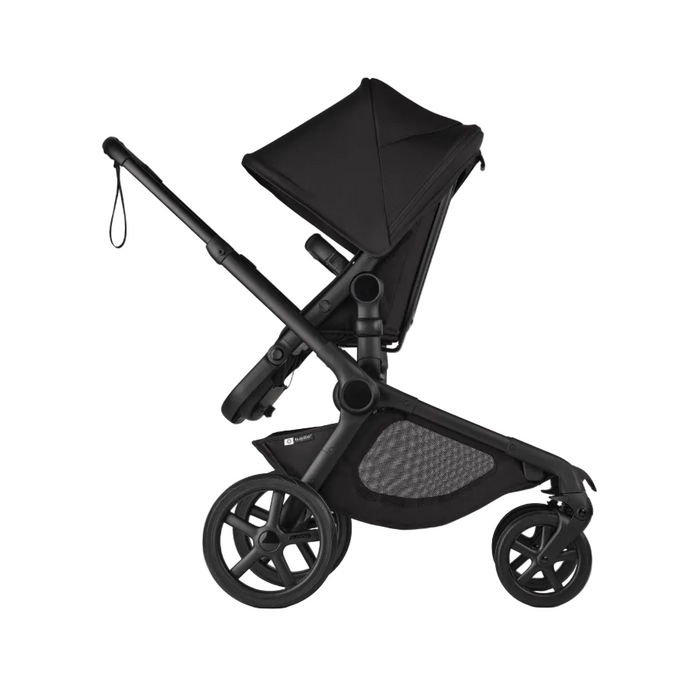 Bugaboo Kangaroo Single To Double Stroller, 2026, Black, Midnight Black, Midnight Black