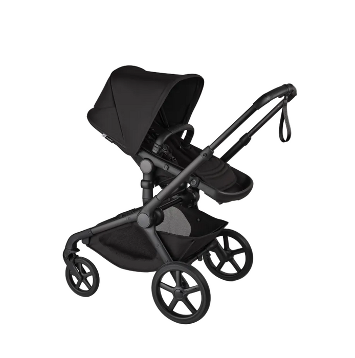 Bugaboo Kangaroo Single To Double Stroller, 2026, Black, Midnight Black, Midnight Black