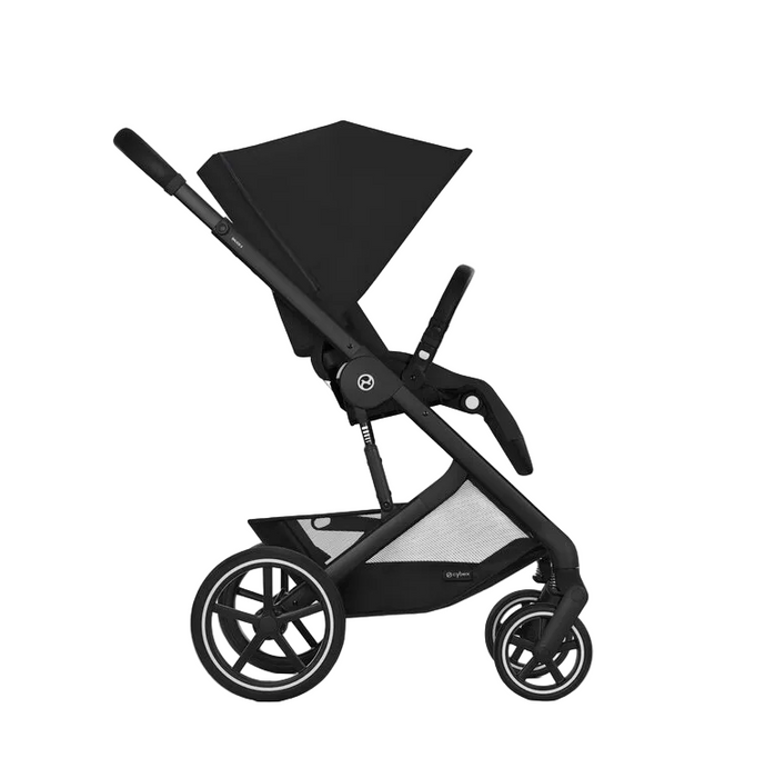 Cybex Balios S Lux Stroller, Moon Black, Black Frame, 2025
