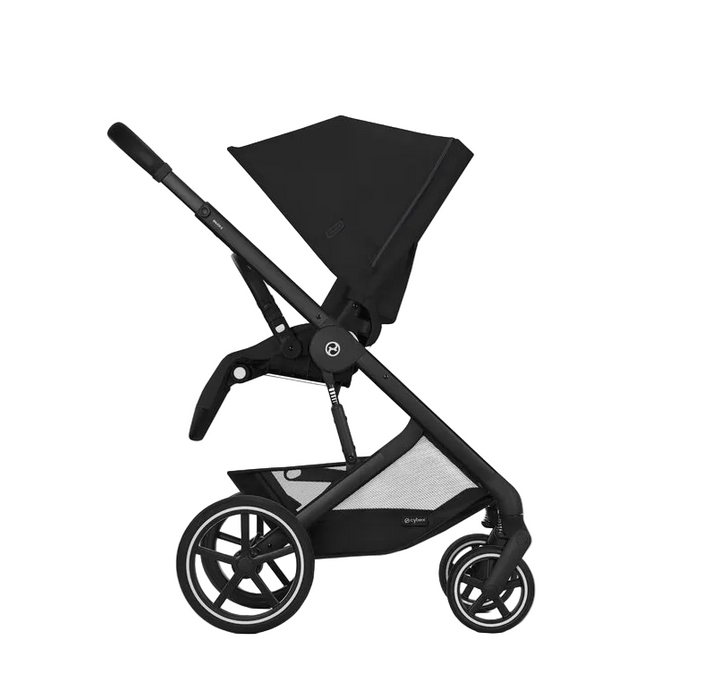 Cybex Balios S Lux Stroller, Moon Black, Black Frame, 2025