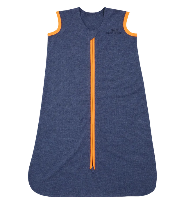 Halo Ideal Temp Wearable Blanket, Medium, Navy/Orange