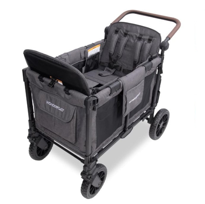 Shop Wonderfold W4 Luxe Pro Stroller Wagon, 2025, Charcoal Gray HIDDEN REPLACEMENT FOR #431748-V at GoodBuy Gear