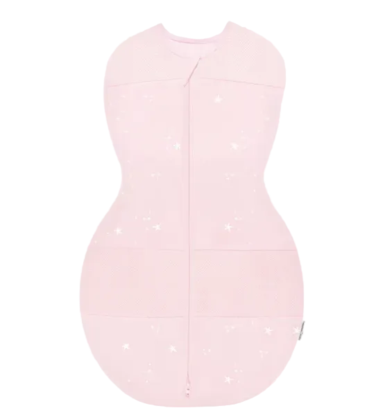 Happiest Baby Sleepea Swaddle, Pink Rose Stars, Small