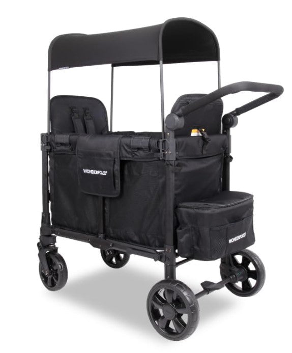 Wonderfold W2 Elite Pro Stroller Wagon, 2024, Jet Black