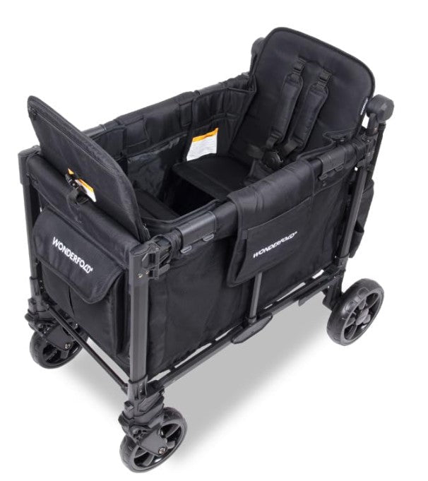 Wonderfold W2 Elite Pro Stroller Wagon, 2024, Jet Black