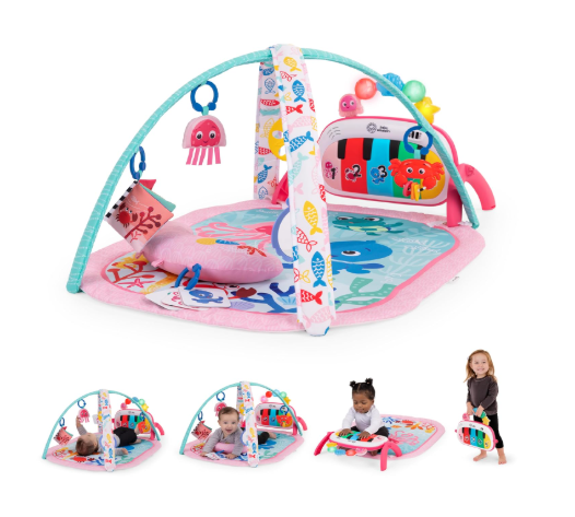 Baby Einstein 4-in-1 Kickin’ Tunes Music Activity Gym, Jellyfish Jamboree