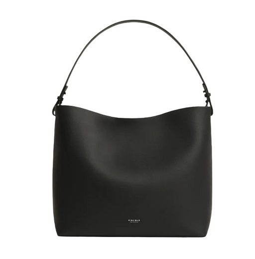 Shop Mina Baie Harlow Diaper Bag Tote Full, Black at GoodBuy Gear