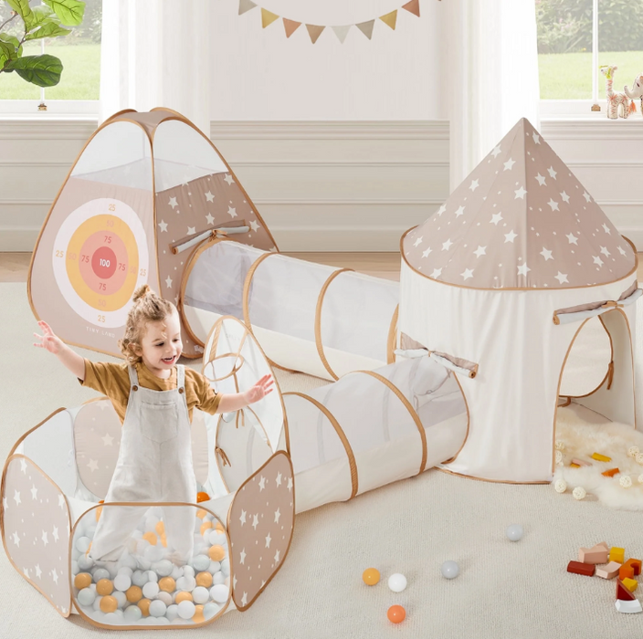 Tiny Land Discovery 5-in-1 Play Tunnel, Without Balls