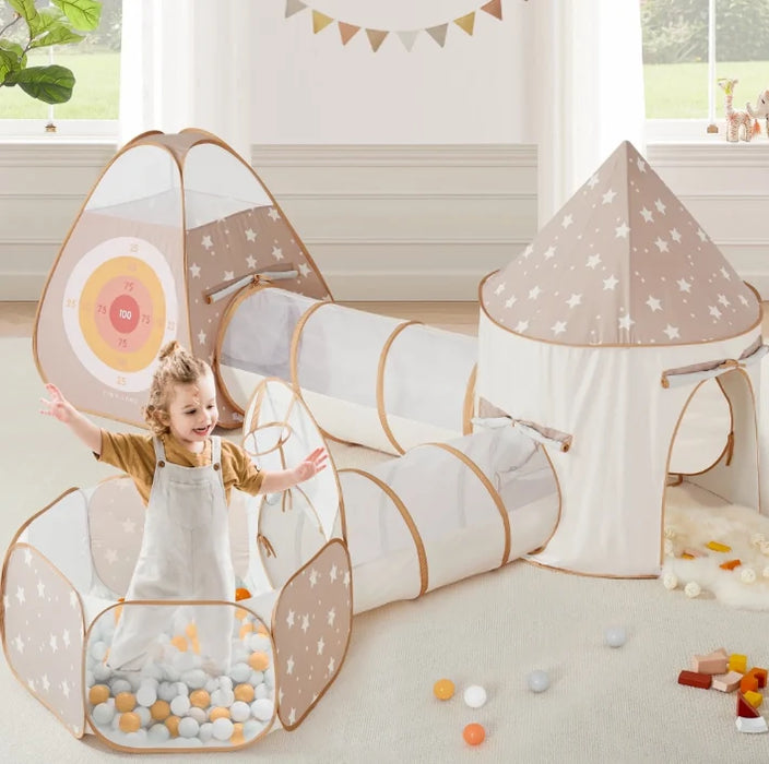 Tiny Land Discovery 5-in-1 Play Tunnel, Without Balls