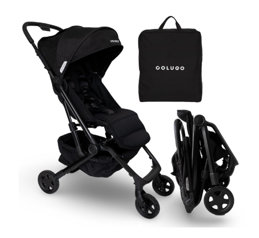 Colugo Compact Stroller+, Black/Black, 2025
