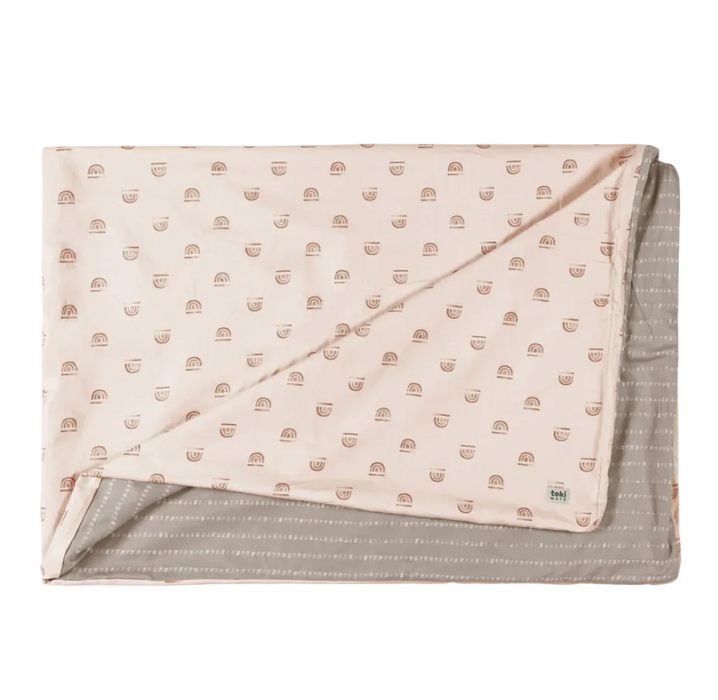 Shop Toki Kids Epic Mat Cover 60"x84", Rainbow peach at GoodBuy Gear
