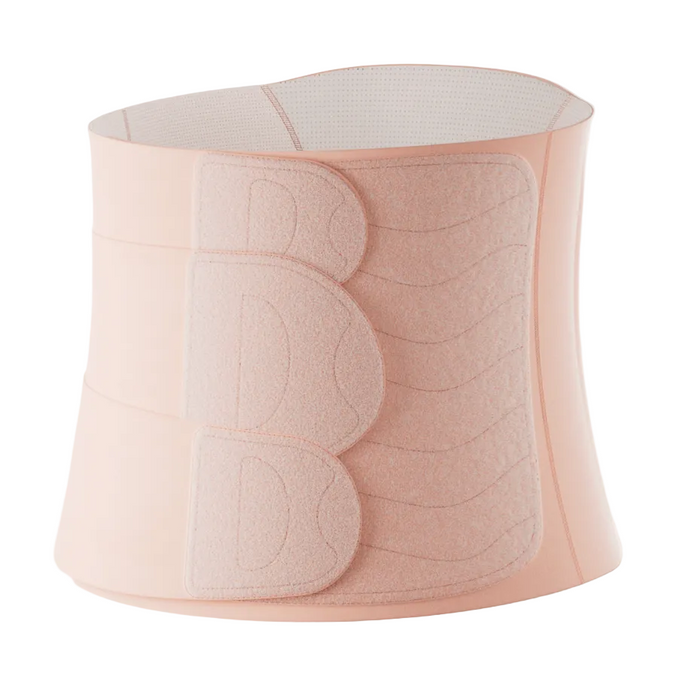 Momcozy Ergowrap Postpartum Belly Wrap, Oyster Pink, Standard Medium