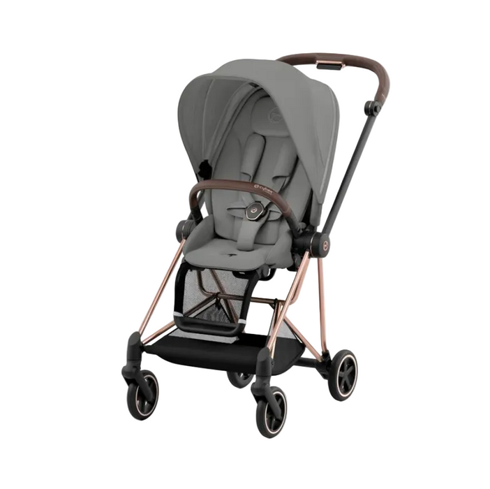 Cybex MIOS Stroller, 2024, Mirage Grey, Rose Gold