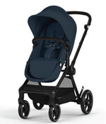 Shop Cybex Eos Stroller, 2024, Black, Ocean Blue at GoodBuy Gear