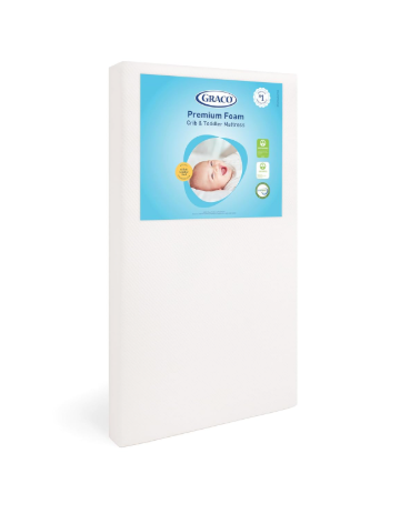 Shop Graco Premium Foam Crib And Toddler Bed Mattress, White at GoodBuy Gear