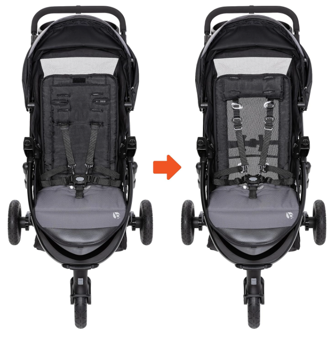 Baby Trend Passport Seasons All-Terrain Stroller, 2023, Dash Grey