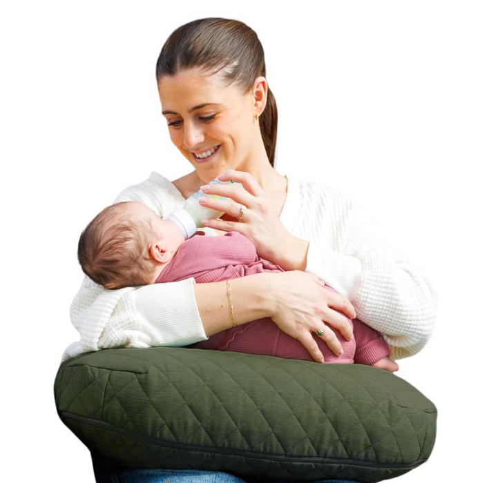 Boppy Nursing Pillow, LUXE, Quilted Moss