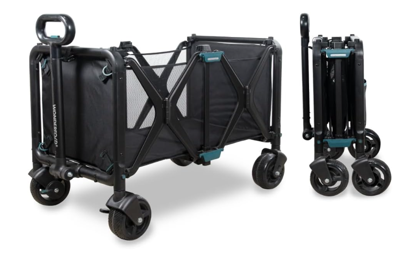 Wonderfold S5 Convertible Utility Wagon, Black